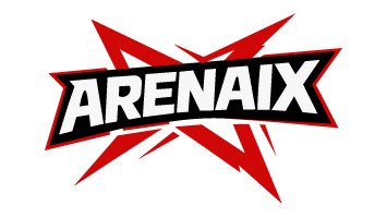 Arenaix monochrome black logo