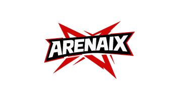 Arenaix monochrome black logo